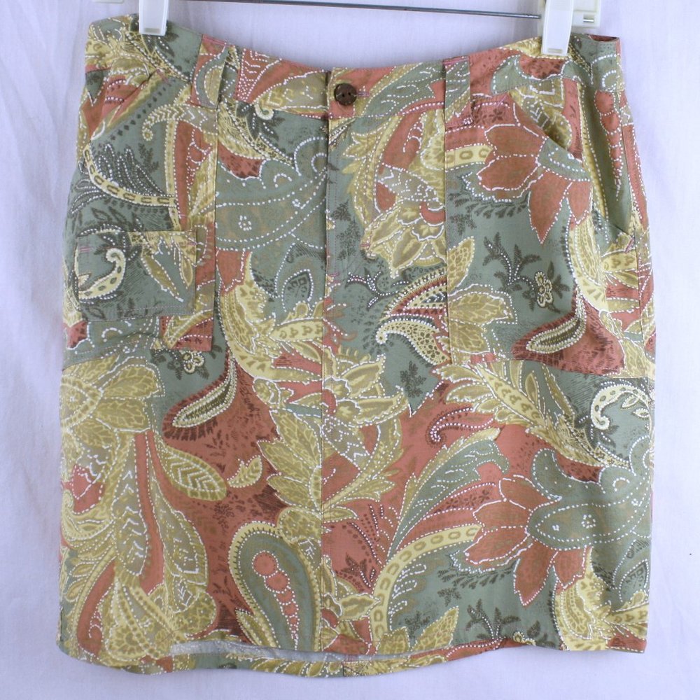 Kahala Women's Mini Skirt Paisley Size 8 - Picture 7 of 7